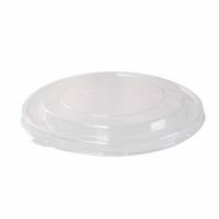 Plastl&aring;g klar PET &Oslash; 165 x 20 mm til salatbakke 1090 ml Brun