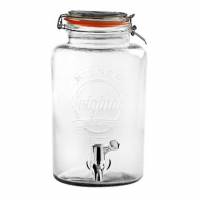 Glasbeholder med taphane Kilner 5 ltr &Oslash;18.2xH31.5 cm