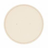 L&aring;g rund &Oslash;185 mm bambuspapir/PE-belagt til salatb&aelig;ger 1300 ml Brun