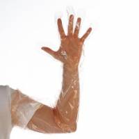 Handske Engangs 30 my 90 cm Lang LDPE/EEA Orange