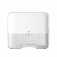 Dispenser H&aring;ndkl&aelig;deark Tork Singlefold/C-fold H3 Mini Plast Hvid