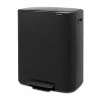 Pedalspand Brabantia Bo 2x30 ltr Sort