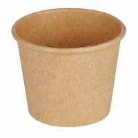 Dressingb&aelig;ger 90 ml 3 oz &Oslash;62 x 50 mm kraft pap/PE Brun