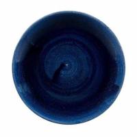 Tallerken Coupe Stonecast Patina &Oslash;16.5 cm Porcel&aelig;n Koboltbl&aring;