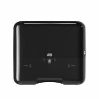Dispenser H&aring;ndkl&aelig;deark Tork Singlefold/C-fold H3 Mini Plast Sort
