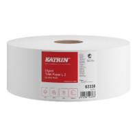 Toiletpapir Katrin Classic Gigant Jumbo L2 2-lag &Oslash;27.5xB9.8cmL380m Mix Hvid