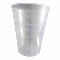 Drikkeb&aelig;ger 185 ml med M&aring;lestreg PP Natur