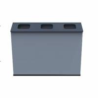 Sorteringsstation 3X60 ltr inkl. inderspande