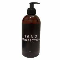 H&aring;nddesinfektion gel 85\% ethanol med glycerin eksklusiv flaske med pumpe 500 ml