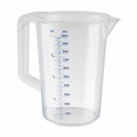 M&aring;lekande 1 liter med hank &Oslash;120xH165 mm Polypropylen