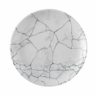 Tallerken Studio Prints Kintsugi &Oslash;26cm Porcel&aelig;n krakeleret Hvid/Gr&aring;