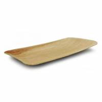 Tallerken Fad 24x16x2.5 cm Rektangul&aelig;r Bionedbrydelig Palmeblad