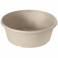 Sk&aring;l rund 600 ml &Oslash;15x6 cm Brun Bagasse natur FF