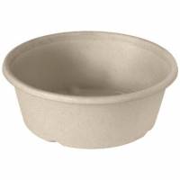 Sk&aring;l rund 1200 ml &Oslash;194x65 mm Brun Bagasse natur FF