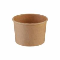 B&aelig;ger rundt 150 ml 5 oz Delicup &Oslash;90 x 48 mm kraft pap/PE Brun
