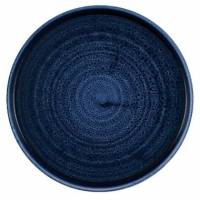 Tallerken Stonecast Plume &Oslash;21 cm Flad med kant Porcel&aelig;n Marinebl&aring;