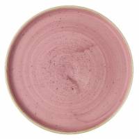 Tallerken Stonecast &Oslash;21 cm Flad med kant Porcel&aelig;n Pink