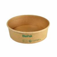 Salatsk&aring;l rund 500ml Ronda &Oslash;150x45mm brun pap
