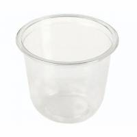 Dessertb&aelig;ger 145ml rund &Oslash;76x61mm klar PLA