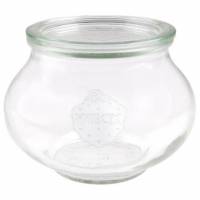 Patentglas Weck Schmuck 1062ml &Oslash;14.4xH11cm med l&aring;g Glas