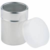 Str&oslash;d&aring;se rund &Oslash;5.5xH7.5cm 0.15ltr rustfri st&aring;l PP l&aring;g