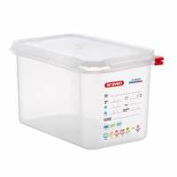 Beholder Araven luftt&aelig;t L26.5xB16.2xH15cm 1/4GN 4.3ltr polypropylen l&aring;g klar