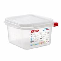 Beholder Araven luftt&aelig;t L17.6xB16.2xH10cm 1/6GN 1.7ltr polypropylen l&aring;g klar
