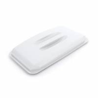 L&aring;g til 60L beholder L50xB27xH57.5cm. Plast Hvid