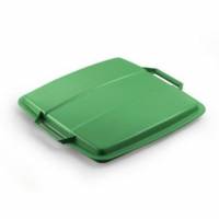 L&aring;g til 90L beholder 38.5x39.5cm plast gr&oslash;n