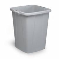 Plastbeholder 90 ltr f&oslash;devaregodkendt plast gr&aring;