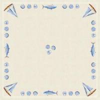 Dug Stikdug Dunisilk+ 84x84cm Tide