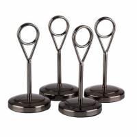 Menukortholder inkl. 20 kort. &Oslash;5xH10.5 cm. Sort metal