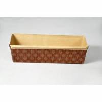 Kageform 263x80x70 mm Rektangul&aelig;r Brun/Guld