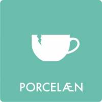 Piktogram PORCEL&AElig;N L12xB12cm