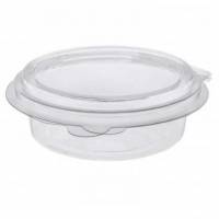 B&aelig;ger/indsats Deli Pot Topper rund 165 ml &Oslash;101xH35mm RPET h&aelig;ngslet l&aring;g Klar