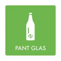 Piktogram PANT GLAS 12x12 cm
