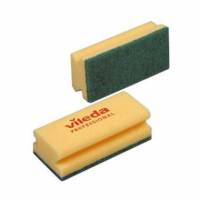 Skuresvamp Vileda High Foam 7x15cm 10stk med greb Gr&oslash;n