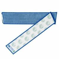 Moppe Velcro Mikro Vision Mop 60cm Microfiber Svanem&aelig;rket Bl&aring; T&oslash;r/V&aring;d
