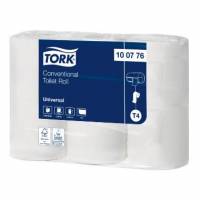 Toiletpapir Tork Universal T4 &Oslash;10,4cm 50,4m 1-lags hvid