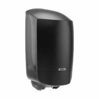 Dispenser H&aring;ndkl&aelig;derulle Katrin S mini L17.4xB18.6xH34.8cm Plast Sort