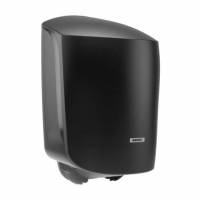 Dispenser H&aring;ndkl&aelig;derulle Katrin M Midi L24xB26.3xH40.4cm Plast Sort