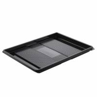 Bakke Zen Tapas 1-rum Rektangul&aelig;r 1134ml L320xB250xH20mm RPET Sort