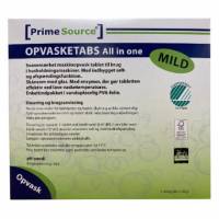 Maskinopvask Tabs Prime Source Mild All-In-One 80 stk Svanem&aelig;rket Opl&oslash;selig