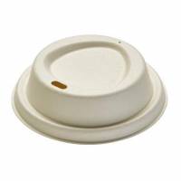 Drikkel&aring;g Bagasse &Oslash;90xH30mm Til Kaffeb&aelig;ger Natur