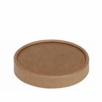 Papl&aring;g &Oslash;98mm PAP/PLA Brun Til stort B&aelig;ger Soup-To-Go