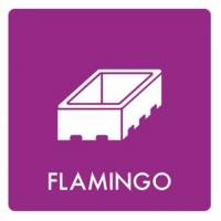 Piktogram Flamingo L12cmxB12cm