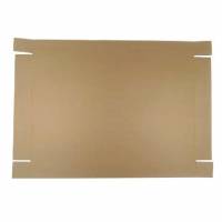 B&oslash;lgepap L640xB500mm brun til tr&aelig;rammer
