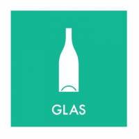 Piktogram L120xB120mm Glas