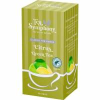 Te Gr&oslash;n Tea Symphony Citrus Green Tea 20 breve Rainforest Alliance Citrus