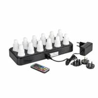 LED Lys Multi Farve Varm Hvid Kold Hvid&nbsp;B40xH70mm med Fjernbetjening